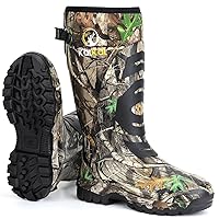 Hunting Boots for Men Women, Insulated Waterproof Warm Rubber Boots with 6mm Neoprene Rubber, for Hunting, Gardening, Farming, Fishing, and Yard Work