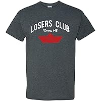 UGP Campus Apparel Losers Club Derry Maine - Loser Lover Clown Halloween Paper Boat T Shirt