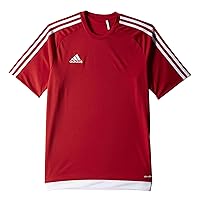 adidas Estro 15 Short Sleeve Jersey - Youth - Red/White - Age 9-10