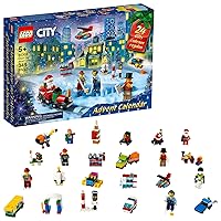 LEGO City Advent Calendar 60303 Building Kit; Includes City Play Mat; Best Christmas Toys for Kids; New 2021 (349 Pieces)