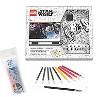 Lego Star Wars Tie Fighter Creativity Set with Ink Refills Bundle