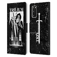 Head Case Designs Officially Licensed Trivium Skeleton Sword Graphics Leather Book Wallet Case Cover Compatible with Samsung Galaxy S20 / S20 5G