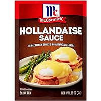 McCormick Hollandaise Sauce Mix, Made with McCormick Spices ,No Artificial Flavors (1.25 Ounce (Pack of 6))