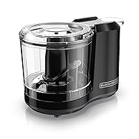 1.5-Cup Electric Food Chopper, HC150B, One Touch Pulse, 150W Motor, Stay-Sharp Blade, Dishwasher Safe