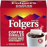 Folgers Coffee Singles Classic Roast-19 Coffee Bags