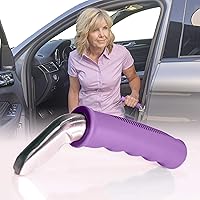 Able Life Auto Cane, Portable Vehicle Support Handle for Easy Sit to Stand Assistance, Car Assist Grab Bar Handle, Daily Mobility Assistive Device for Adults, Seniors, and Elderly, Lavender