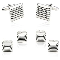Slotted Sterling Silver Plated Formal Set with Presentation Box