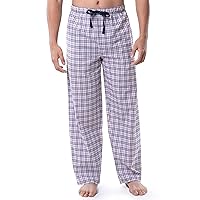 IZOD Men's Relaxed Fit Printed Poplin Drawstring Sleep Pajama Pant