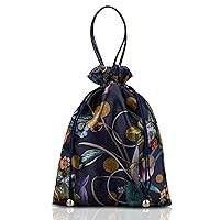 Bianco Goods Women's Drawstring Bag, Navy, navy, One Size