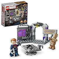 LEGO Marvel Guardians of The Galaxy Headquarters 76253, Super Hero Building Toy Set from Guardians of The Galaxy 3 with Groot and Star-Lord Minifigures, Gift for Kids, Boys and Girls Ages 7 and up