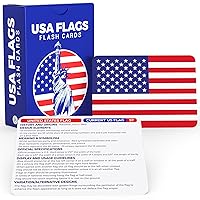 Briston 71 USA Geography & Flag Fun Flash Cards – US States, Territories, Native Tribes & More – History, Origins, & Insights – Educational Flashcard Game Gift for Kids, Adults, Students & Teachers