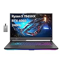 Asus ROG Strix G17 17.3'' QHD 240Hz Gaming Laptop, AMD Ryzen 9-7845HX, NVIDIA GeForce RTX 4060, 64GB DDR5, 4TB PCIe SSD, RGB B&K, Wi-Fi 6E, Win 11, Gray, 32GB Hotface USB Card