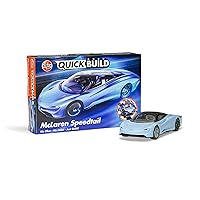 Airfix J6052 Quickbuild Plastic Model Car Kits - McLaren Speedtail - Easy Assembly Snap Together Model Kit, Classic Car for Adults & Kids to Build, Model Sports Car, Building Toys Set