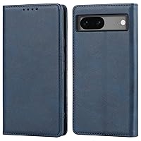 Ｈａｖａｙａ for Google Pixel 7A Case Wallet with Card Holder,for Google 7A Phone case for Women,for Pixel 7a case,flip Cell Phone Cover with Credit Card Slots,PU Leather for Men-Deep Blue