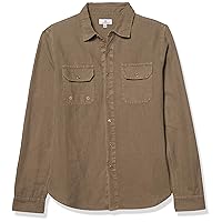 AG Adriano Goldschmied Men's Benning Sleeve Patch Shirt