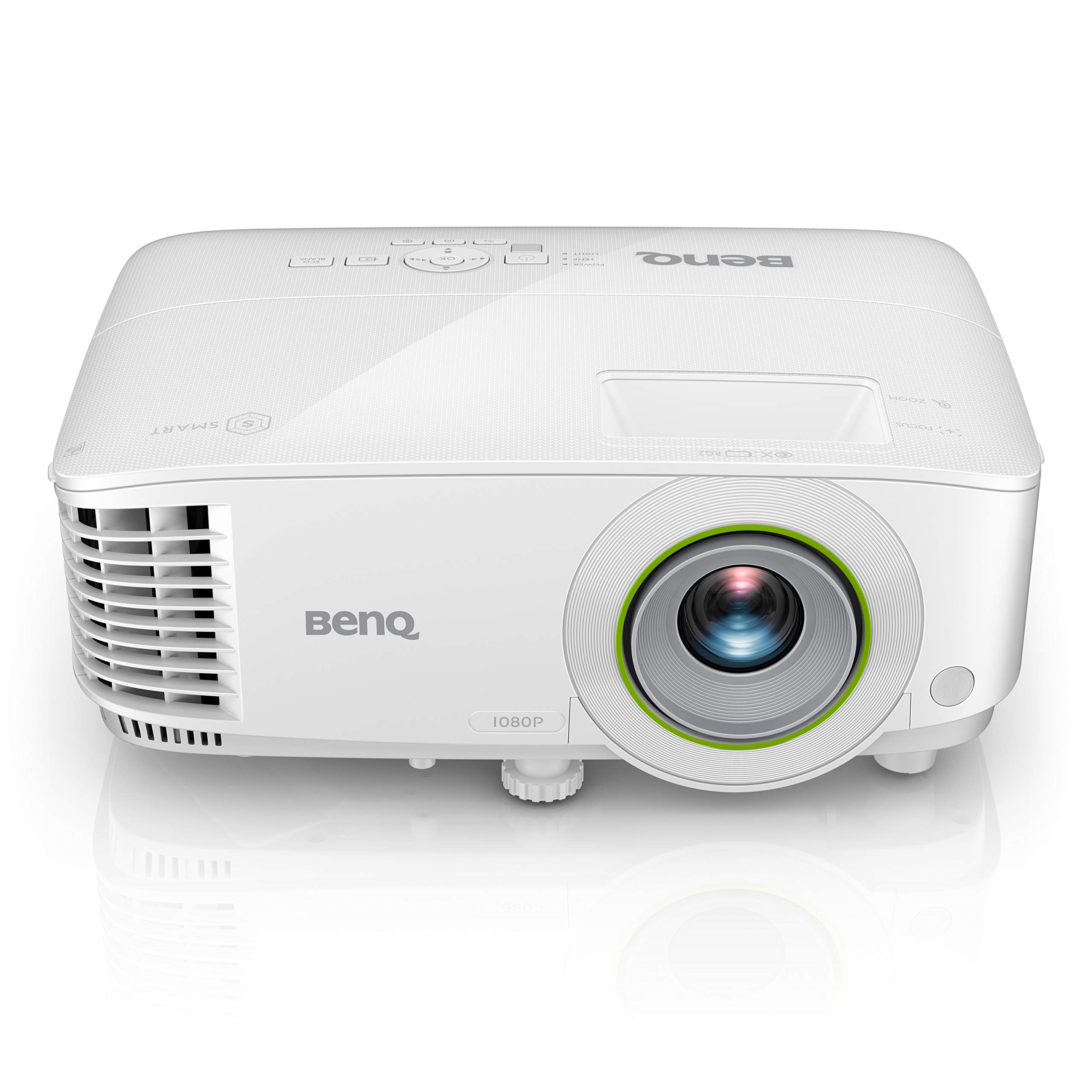 BenQ EH600 Wireless 1080p Portable Smart Business Projector | iPhone & Android Mirroring Compatibility | Built-In Apps & Internet Browser for Easy Presentations | Convenient Over-the-air Update