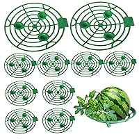 Melon Trellis 10Pcs Plant Watermelon Supports Cages 8.46 Inch Reusable Fruit Protector Avoid Ground Rot for Cantaloupe, Pumpkins, Strawberries Melon Trellis