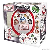 Spot It! Marvel Emojis - Marvel Super Heroes Family Card Game for Superhero Fun! Fast-Paced Matching Game for Kids and Adults, Ages 6+, 2-8 Players, 15 Minute Playtime, Made