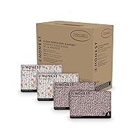 The Honest Company Clean Conscious Diapers | Plant-Based, Sustainable | Wild Thang + Flower Power | Super Club Box, Size 3 (16-28 lbs), 120 Count