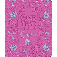 The One Year Bible Expressions NLT, Deluxe (Hardcover, Pink Flowers) The One Year Bible Expressions NLT, Deluxe (Hardcover, Pink Flowers) Hardcover