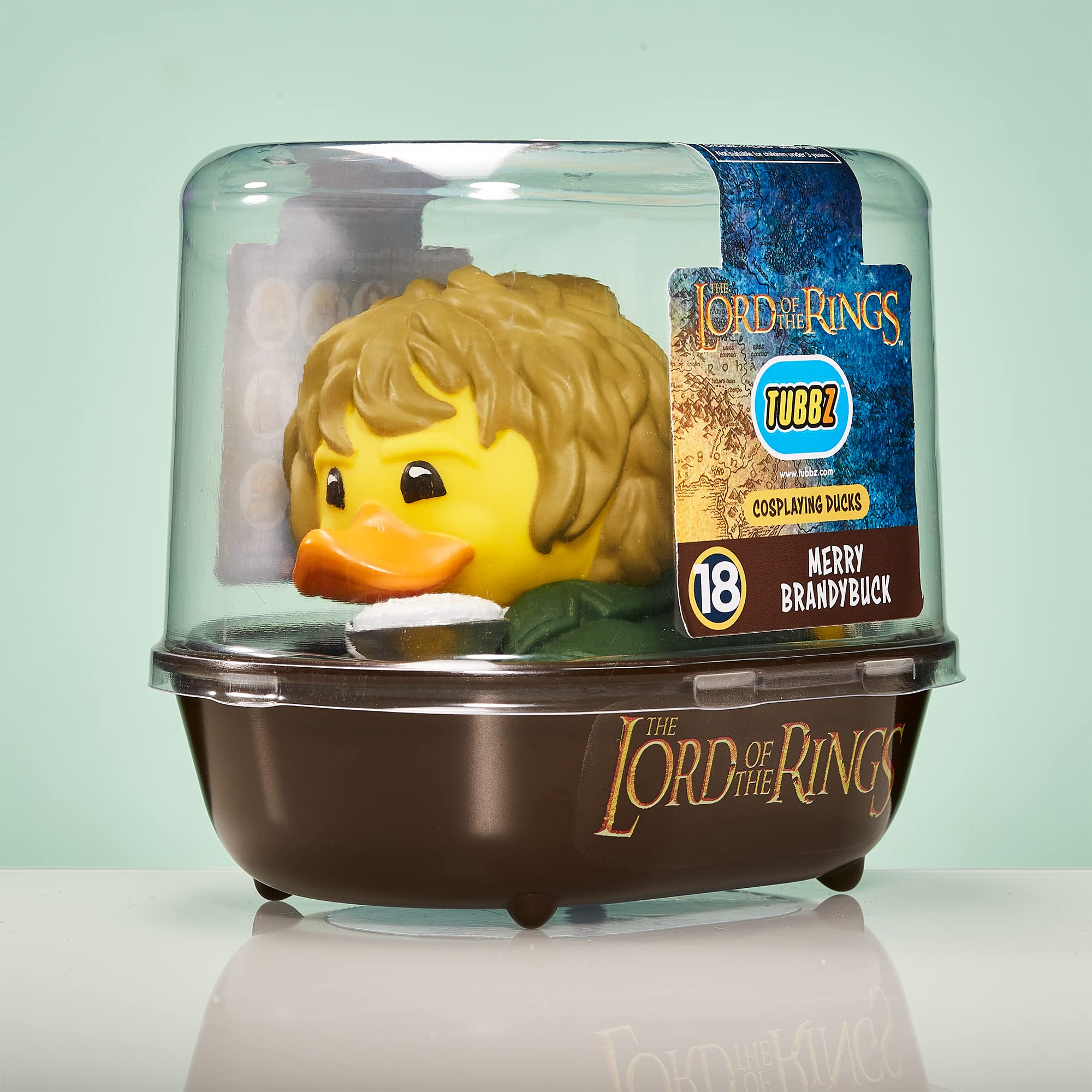 TUBBZ Lord of The Rings Merry Brandybuck Collectable Duck Vinyl Figure - Official Lord of The Rings Merchandise - TV, Movies & Video Games