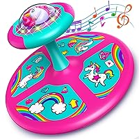 Light-Up Unicorn Twister | 360° Sit Twist and Spin, LED Lights & Music Toddler Toys Age 2, 3, 4, Birthday for Girl Boy 18 Months +, Kids Toy Indoor or Outdoor for 2 Year Old, toddler Christmas gifts