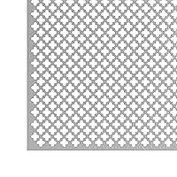 M-D Building Products 57042 24 in. x 36 in. x .020 in. Mill Aluminum Sheet Cloverleaf