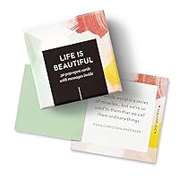 ThoughtFulls Pop-Open Cards — Life is Beautiful — 30 Pop-Open Cards, Each with a Different Inspiring Message Inside
