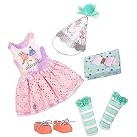 Glitter Girls – What A Surprise! – 14-inch Deluxe Birthday Party Doll Outfit – Toys, Clothes, & Accessories for Girls Ages 3 & Up