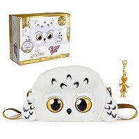 Harry Potter, Hedwig Purse Pets Interactive Pet Toy and Shoulder Bag, over 30 Sounds and Reactions, Kids Toys for Girls Ages 6 and up