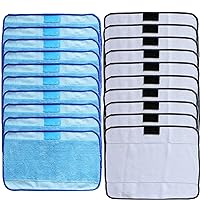Sweet D Replacement Mopping Cloth Compatible with iRobot Braava 390t 380t 380 320 Mint 4200 4205 5200 5200C,Wet,10 pcs 