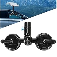 Starlink Suction Cups Wall Mount, Aluminum Alloy Material, Quick Disassembly and Assembly, Starlink Mounting Kit, Starlink Pole Mount for Camper/RV/Car Windshield/Outdoor Window