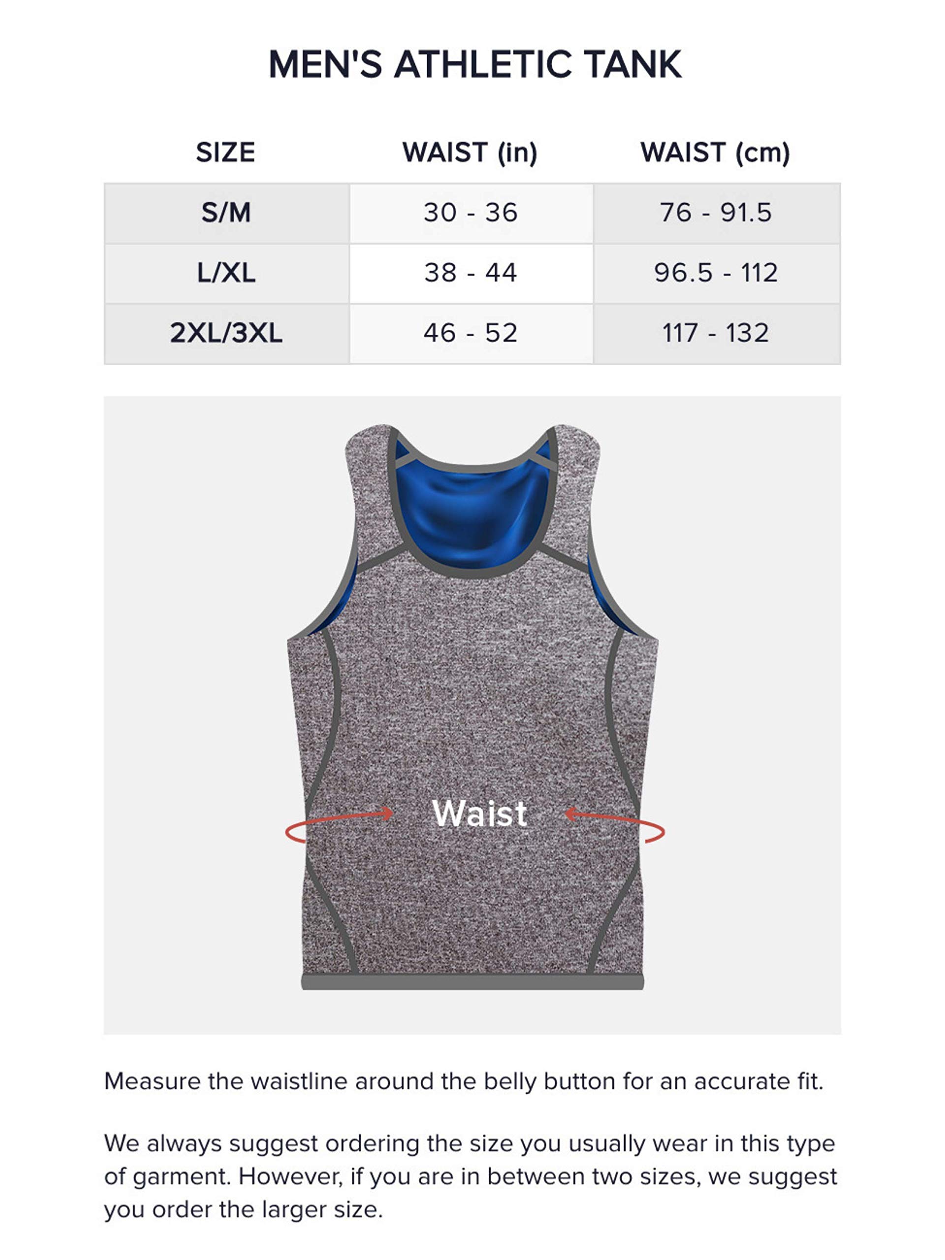 Sweat Shaper Mens Premium Slimming Shapewear Workout Sauna Tank Top Vest