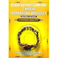 Premium Quality 2 Mukhi Nepali Rudraksha Bracelet With Lab tested certificate