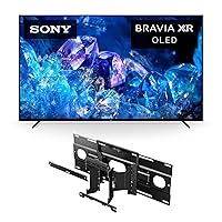 Sony 77 Inch 4K Ultra HD TV A80K Series: BRAVIA XR OLED Smart Google TV with Dolby Vision HDR and Playstation® 5 XR77A80K- 2022 Model&Sony SU-WL855 Ultra Slim Wall-Mount Bracket
