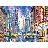 Buffalo Games - Rainy Manhattan - 1000 Piece Jigsaw Puzzle for Adults Challenging Puzzle Perfect for Game Nights - Finished Size 26.75 x 19.75