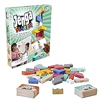 Hasbro Gaming Jenga Maker Real Hardwood Blocks, Stacking Game, Game for Children Aged 8+, Game for 2-6 Players