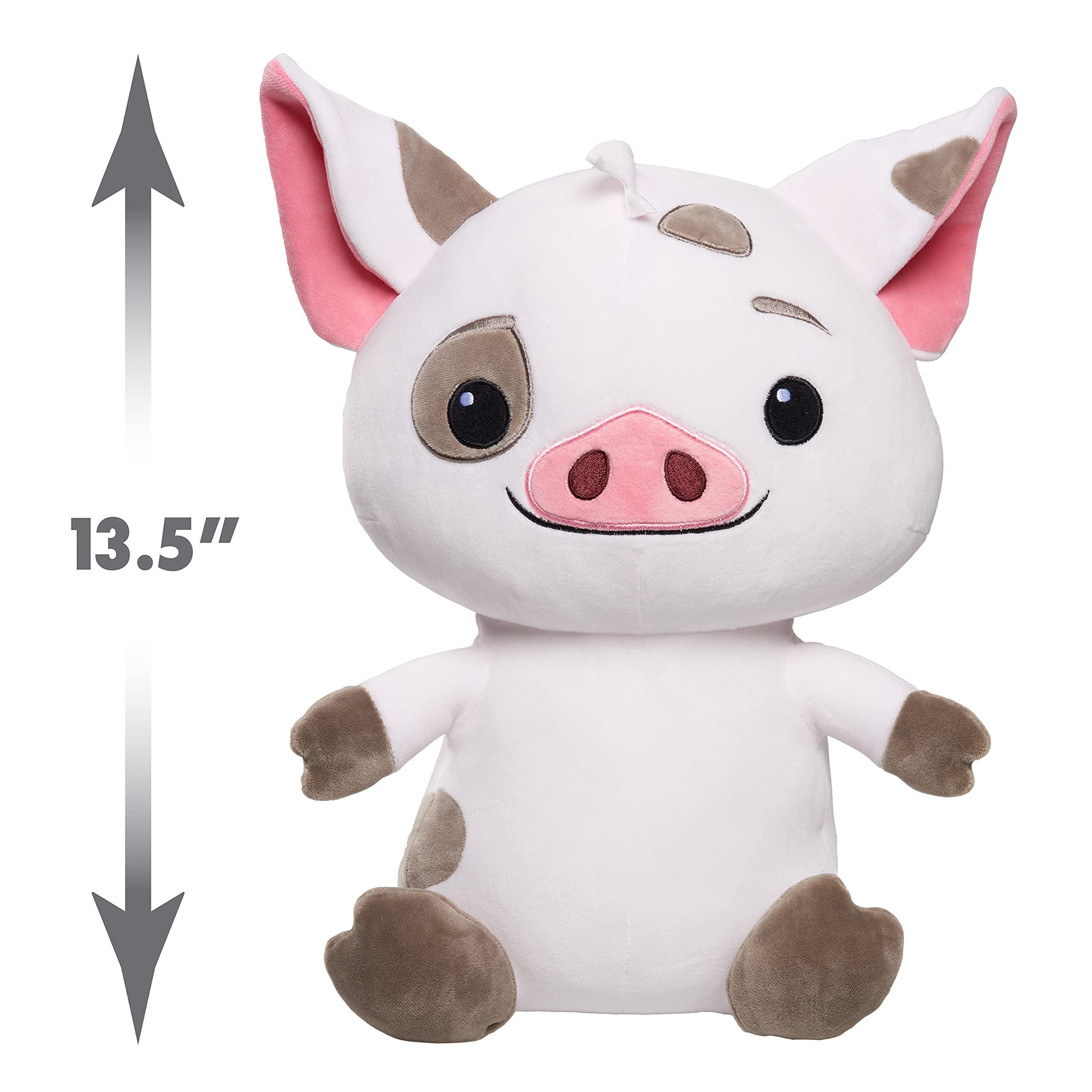 Disney Princess Moana Pua 14-Inch Weighted Plushie Stuffed Animal, Pig, Approximately 2 Pounds, Officially Licensed Kids Toys for Ages 3 Up, Gifts and Presents by Just Play