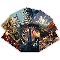Babymiu Movie Middle Earth Wall Poster 8-Pack 11.5