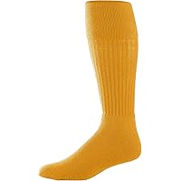 Augusta Adult Size Soccer Sock Gold 10-13