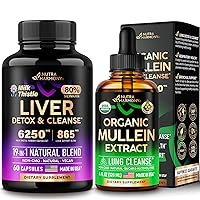 NUTRAHARMONY Liver Support Detox Blend & Mullein Drops