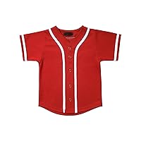 Hat and Beyond Kids Baseball Jersey T Shirts Team Uniform PE School League