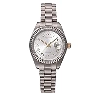 Technos TSL915IS Women's Watch, Silver, Dial Color - Silver, Watch Titanium