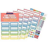 Essentials Habit Tracker Planner Stickers (52 weeks of stickers)