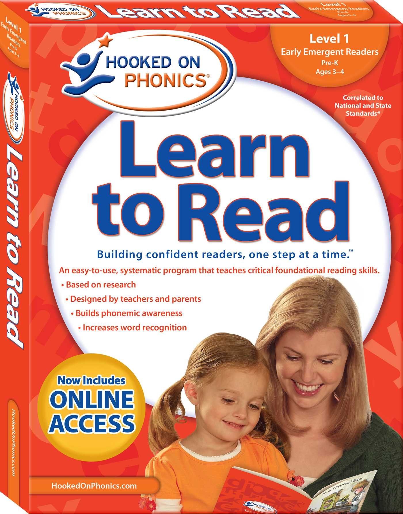 Hooked on Phonics Learn to Read - Level 1: Early Emergent Readers (Pre-K | Ages 3-4) (1)