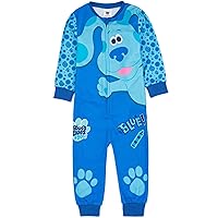And You Kids Onesie | Toddlers Blue All in One Fleece Loungewear | Puppy All Over Print Kids Pyjama | PJ Gift