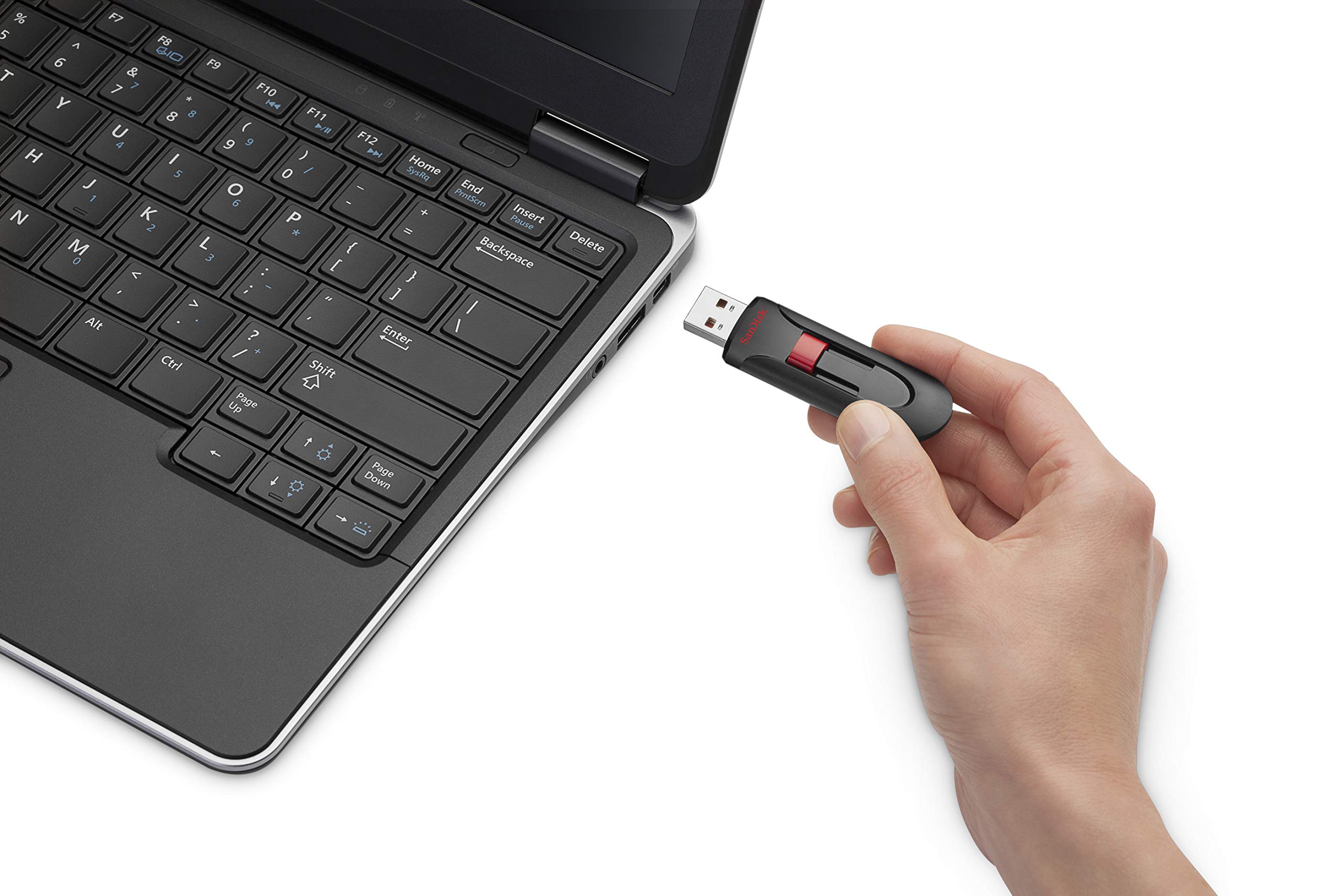 SanDisk 32GB Cruzer Glide USB 2.0 Flash Drive - SDCZ60-032G-B35, Red