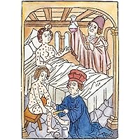 Medieval Syphilis 1497 Na Doctor Inspects The Urine Sample Of A Female Patient With Syphilis While His Colleague Applies A Salve To A Similarly-Infected Male Patient Woodcut 1497 Poster Print by (24