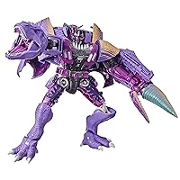 Transformers Toys Generations War for Cybertron: Kingdom Leader WFC-K10 Megatron (Beast) Action Figure - Kids Ages 8 and Up, 7.5-inch