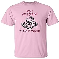 Funny Wine with DeWine Time in Ohio It's 2 o'clock Somewhere Adult Unisex Shirt
